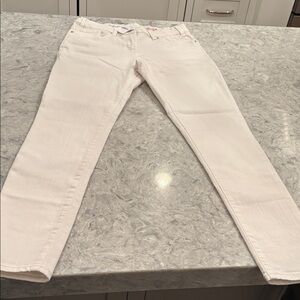 Crewcuts Girls Cream Skinny Jeans Size 16